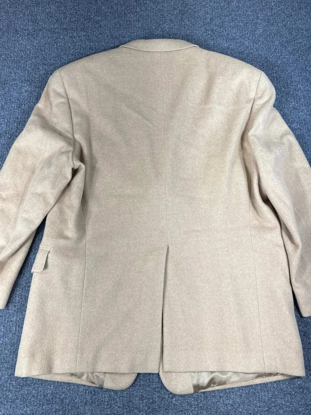 Zino Men's 100% Camel Hair Sports Coat Size 48 Regular Light Brown Blazer 48R